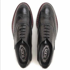 Tods Womens Leather Brogues 